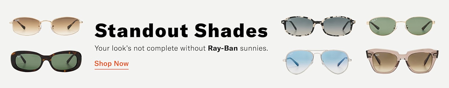 Standout Shades
Your look's not complete without Ray-Ban sunnies.
Shop Now
